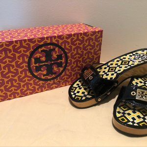 Tory Burch Dixon Patent Calf Shoes